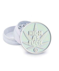 FIRE-FLOW™ Grinder – Icy Pearl High As Fuck (40mm)