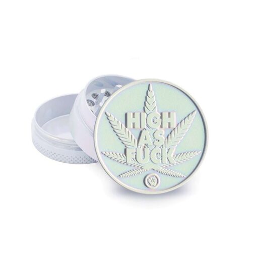 FIRE-FLOW™ Grinder – Icy Pearl High As Fuck (40mm)