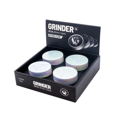 FIRE-FLOW™ Grinder – Icy Pearl 420 (60mm) - Afbeelding 2