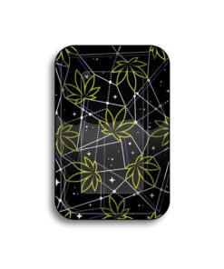 Metal Rolling Tray Space Weed