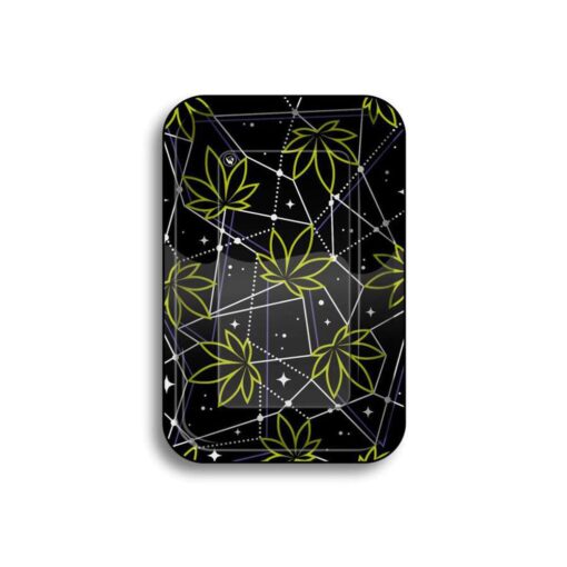 Metal Rolling Tray Space Weed