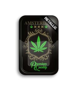 FIRE-FLOW™ Rolling Tray – Amsterdam Leaf Gold