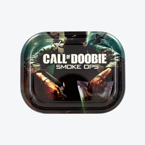 Metal Rolling Tray - Call of Doobie