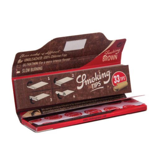 Smoking Brown King Size Met TIPS