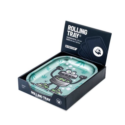 FIRE-FLOW™ Rolling Tray – 420 Characters 3/4 - Afbeelding 2