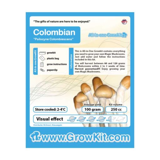 Colombian Magic Mushroom Growkit - 250 cc
