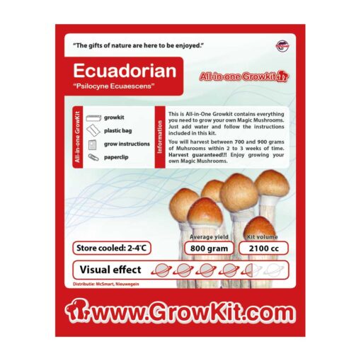 Ecuadorian Magic Mushroom Growkit - 2100 cc