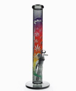 FIRE-FLOW™ X Black Leaf Bong UFO GRADIENT