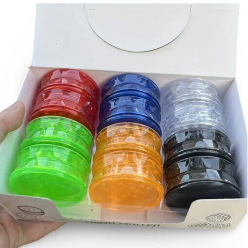 Plastic Grinder Concave Random Kleur 50mm