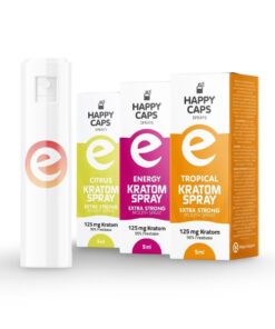 Happy Caps – Kratom Spray 125mg (Tropical, Energy & Citrus)