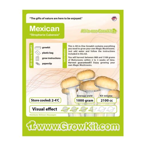 Mexican Magic Mushroom Growkit - 2100 cc