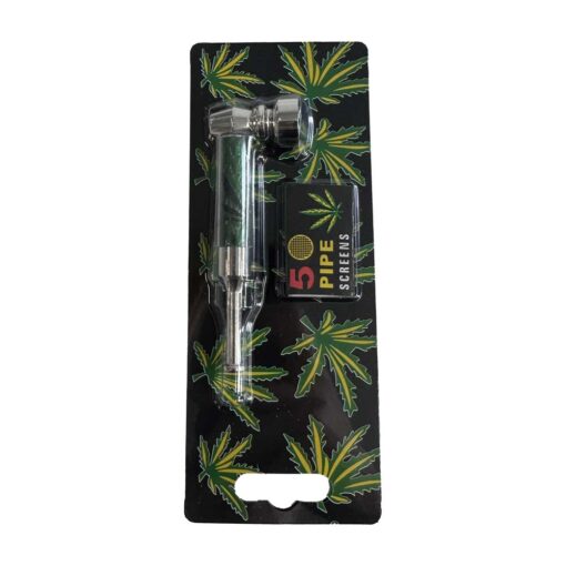 Metal Smoke Pipe Large + 5 screens