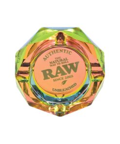 RAW Glazen Asbak - Rainbow
