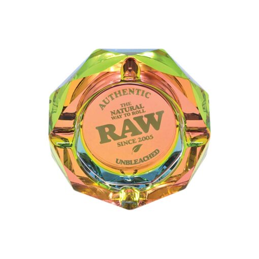 RAW Glazen Asbak - Rainbow