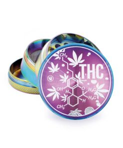 FIRE-FLOW™ Grinder – Icy THC Molecule (50mm)