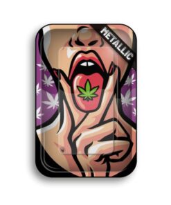 FIRE-FLOW™ Rolling Tray – 420 Girl 1/4