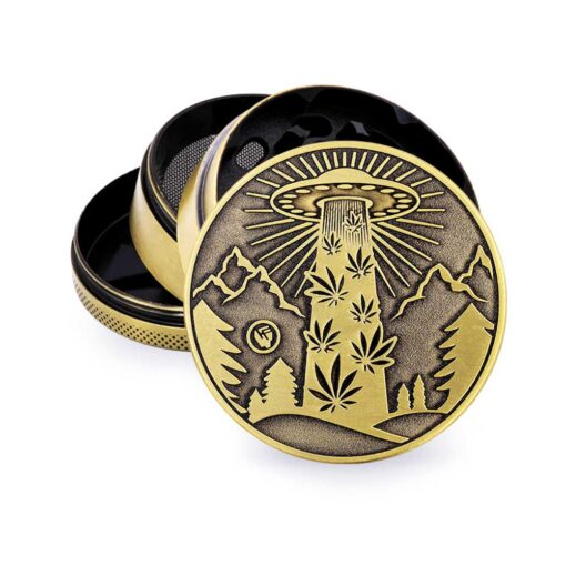 FIRE-FLOW™ Grinder – Gold 420 UFO (60mm)