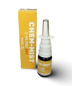 Chem-Mist 2FDCK (2F-DCK) 30 % spray flacon met licht amberkleurige vloeistof