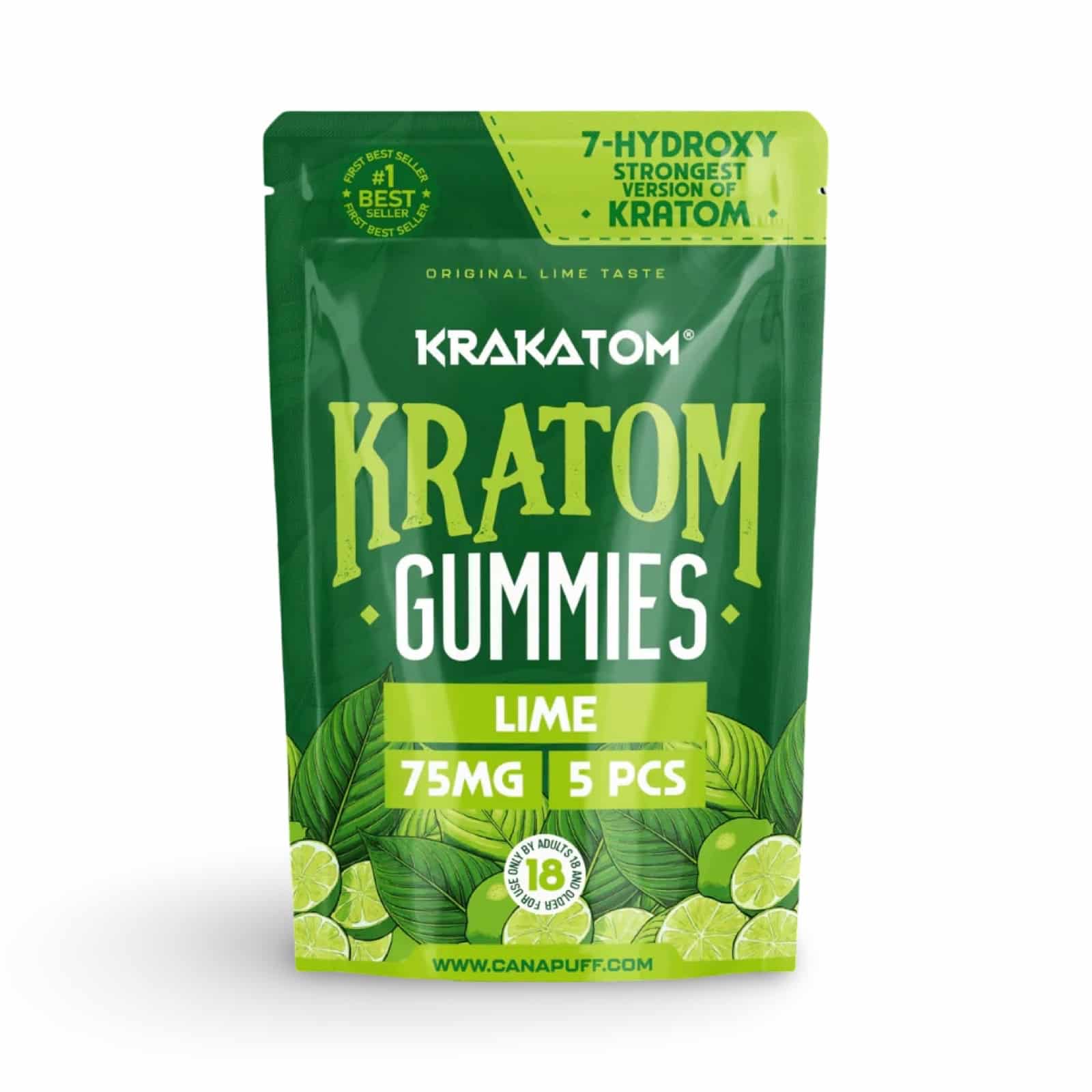 Kratom Gummies – 75 mg per gummy, 5 stuks per verpakking - Afbeelding 5